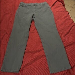 Gloria Vanderbilt gray pants. Size 16 short.